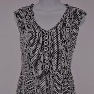 Black and white dress